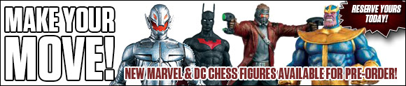See the newest Marvel and DC Chess figures now!