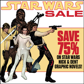 Save 75% on Star Wars N&D graphic novels at TFAW.com