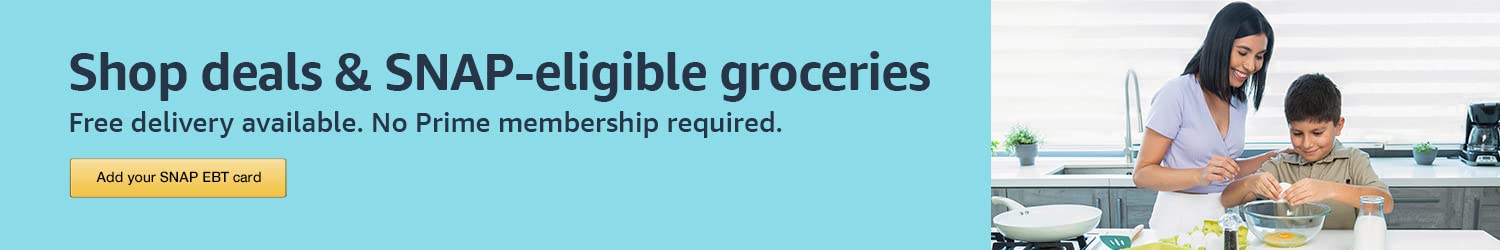 Shop Deals & SNAP-eligible groceries on Amazon